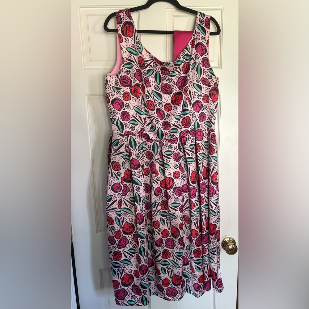 Lindy Bop: Lana, Pink Spanish Rose sz 16
